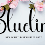 Blueline Font - Featured Image