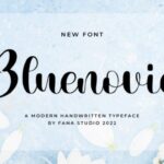 Bluenovie Font - Featured Image