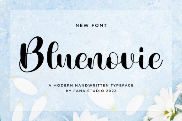 Bluenovie Font - Featured Image