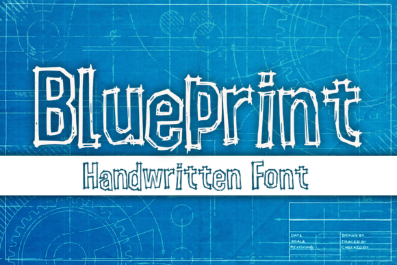 Blueprint Font - Featured Image