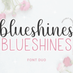 Blueshines Font - Featured Image