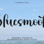 Bluesmooth Font - Featured Image