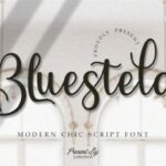 Bluestela Font - Featured Image