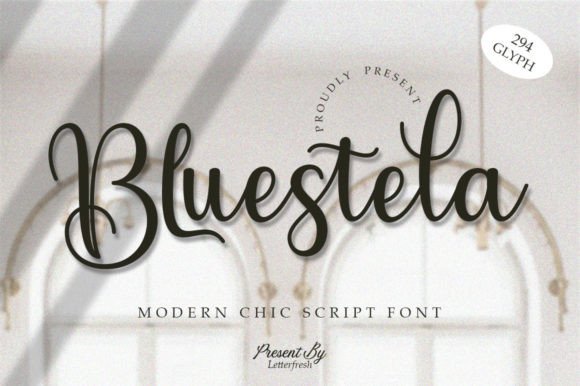 Bluestela Font - Featured Image