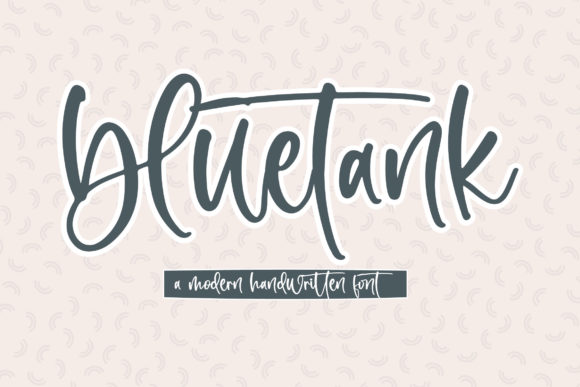 Bluetank Font - Featured Image