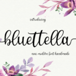 Bluettella Font - Featured Image