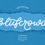 Blufcrowds Font - Featured Image