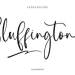 Bluffington Font - Featured Image