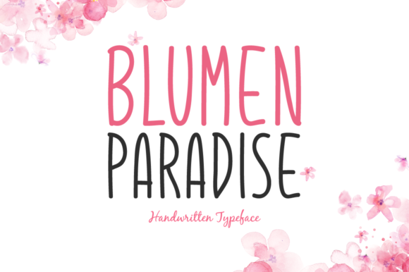 Blumen Paradise Font - Featured Image