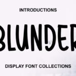 Blunder Font - Featured Image