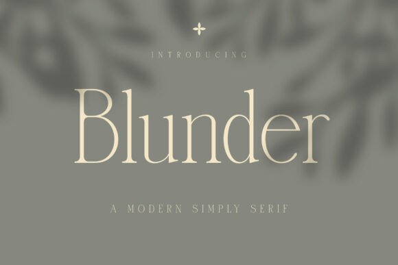 Blunder Font - Featured Image