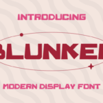 Blunker Font - Featured Image