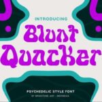 Blunt Quacker Font - Featured Image
