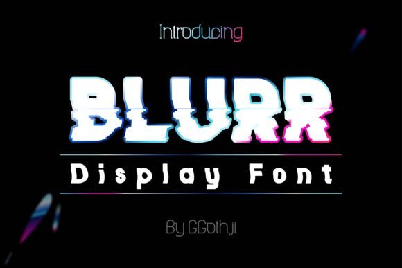 Blurr Font - Featured Image