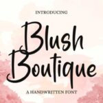 Blush Boutique Font - Featured Image