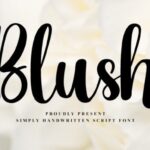 Blush Font - Featured Image