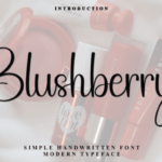 Blushberry Font - Featured Image