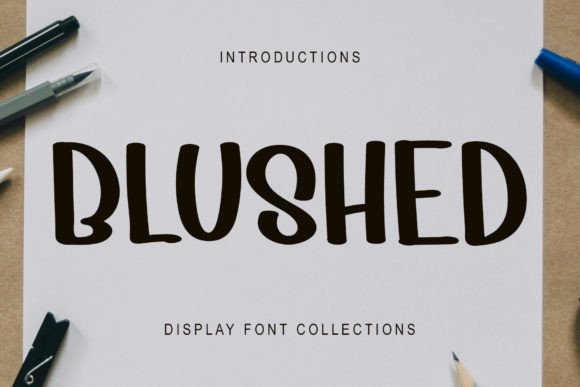 Blushed Font - Featured Image
