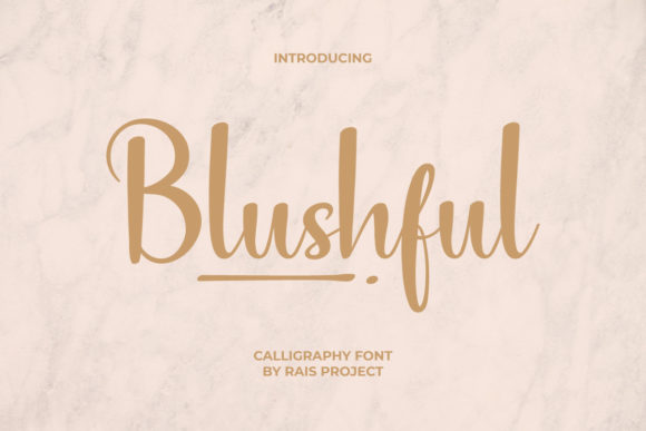 Blushful Font - Featured Image