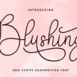 Blushing Font - Featured Image