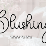 Blushing Font - Featured Image