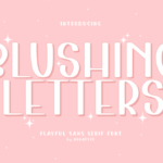 Blushing Letters Font - Featured Image