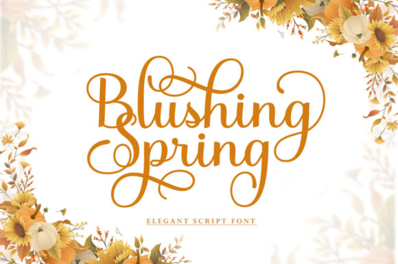 Blushing Spring Font - Featured Image