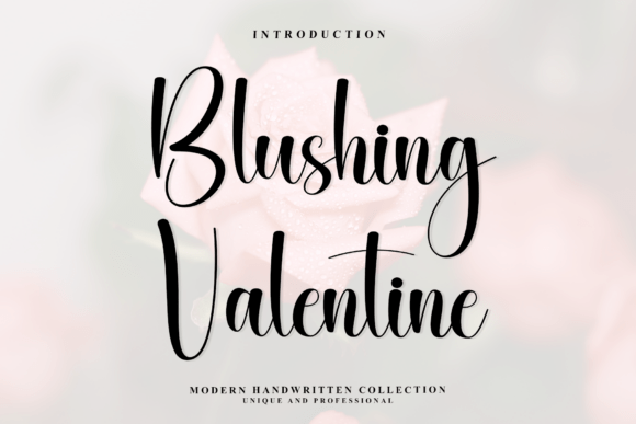 Blushing Valentine Font - Featured Image