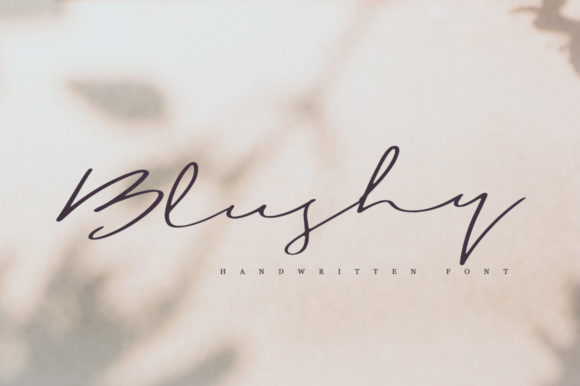 Blushy Font - Featured Image