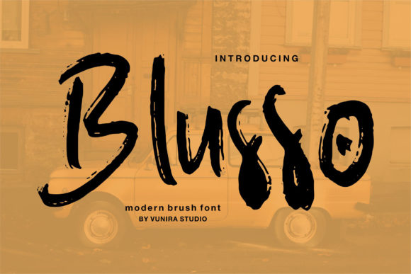 Blusso Font - Featured Image