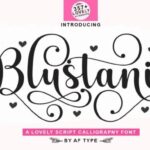 Blustani Font - Featured Image