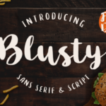 Blusty Duo Font - Featured Image