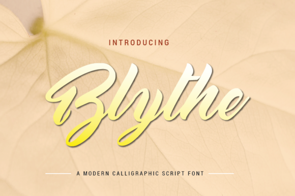 Blythe Font - Featured Image