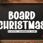 Board Christmas Font - Featured Image