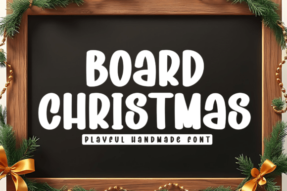 Board Christmas Font - Featured Image
