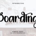 Boarding Font - Featured Image