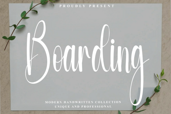 Boarding Font - Featured Image