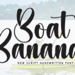 Boat Banana Font - Featured Image