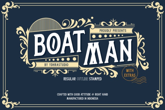 Boatman Font - Featured Image