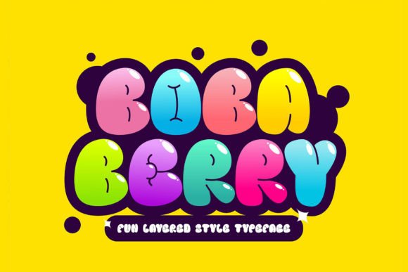 Boba Berry Font - Featured Image