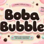 Boba Bubble Font - Featured Image