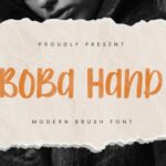 Boba Hand Font - Featured Image