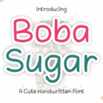 Boba Sugar Font - Featured Image