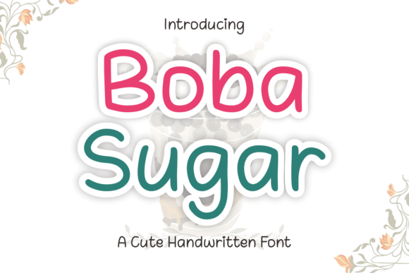 Boba Sugar Font - Featured Image