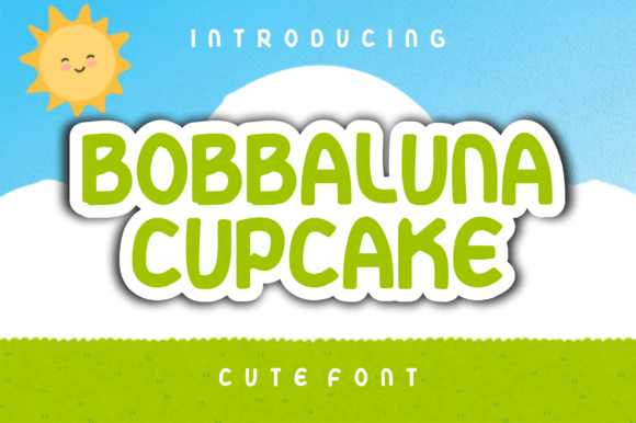Bobbaluna Cupcake Font - Featured Image