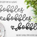 Bobbles Font - Featured Image