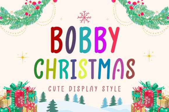 Bobby Christmas Font - Featured Image