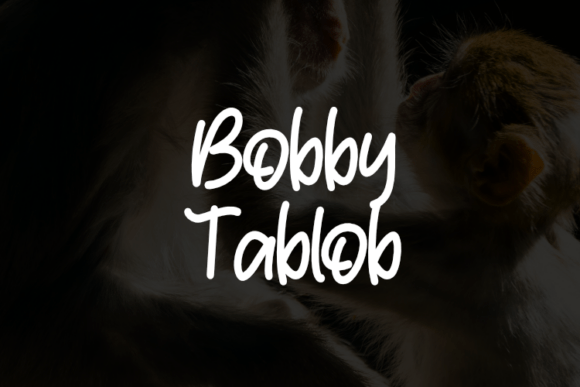 Bobby Tablob Font - Featured Image