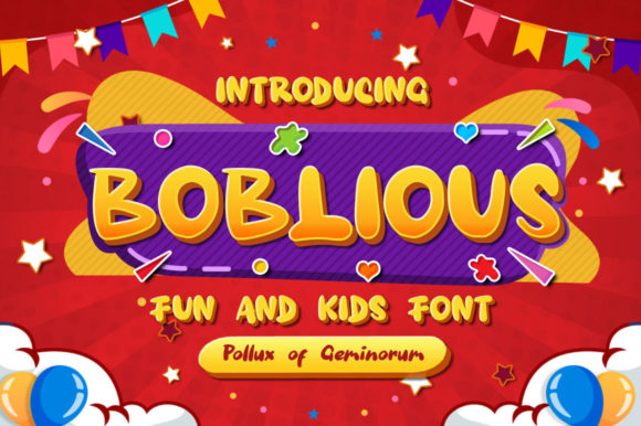 Boblious Font - Featured Image