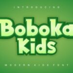 Boboka Kids Font - Featured Image
